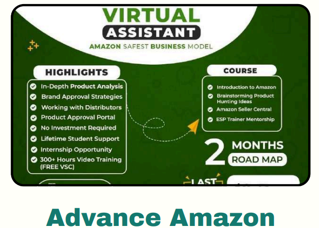 Amazon virtual assistant course.